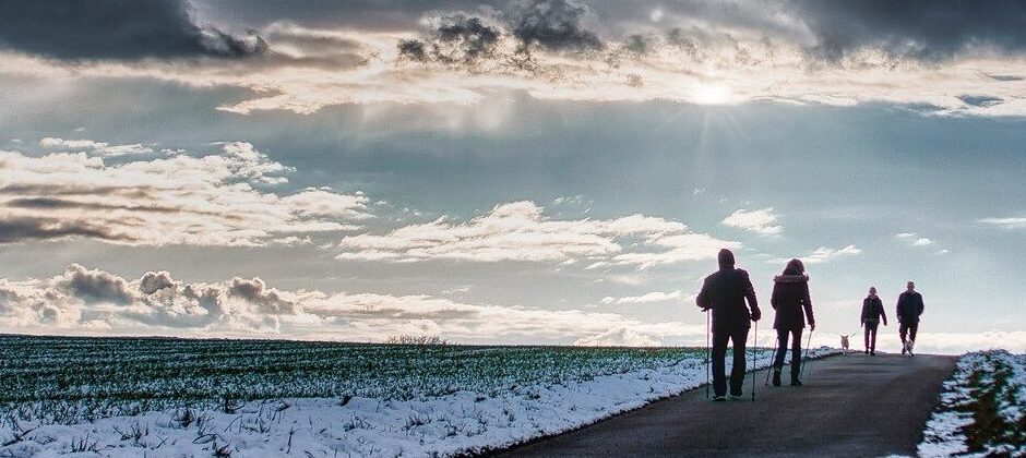 overcast, winter, cloudy day