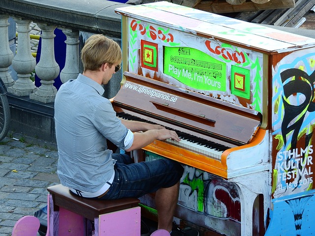 piano, street, on the street, man, pianist, playing, keys, musician, sweden, stockholm, street pianos, piano, piano, piano, piano, pianist, pianist, pianist, pianist, pianist